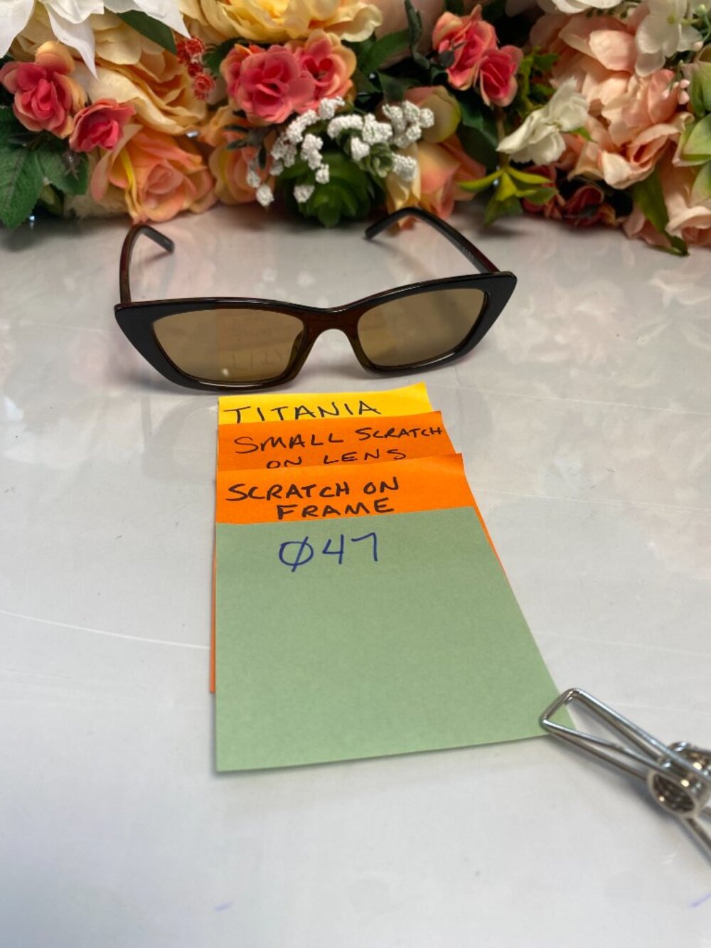 AIRE Sunglasses IMPERFECT Exact Pair Shown TITANIA 047